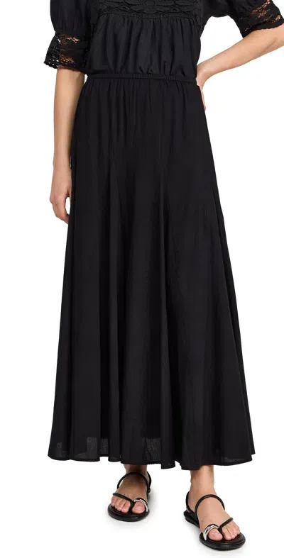 The Great The Godet Skirt Black