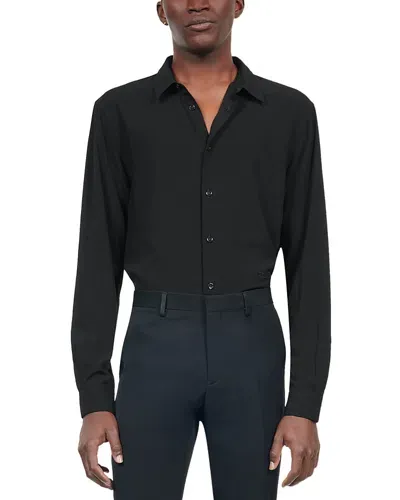 The Kooples Black Long Sleeve Button Front Shirt