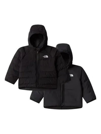 The North Face Babies' Logo-print Padded Jacket In Black