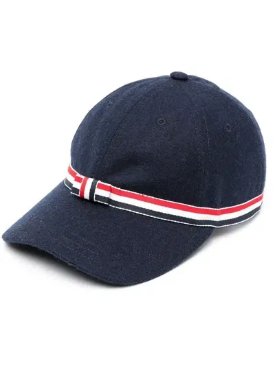 Thom Browne Gg Bow Baseball Cap In Navy