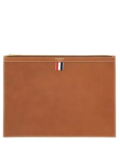 Thom Browne Medium Wallet In Brown