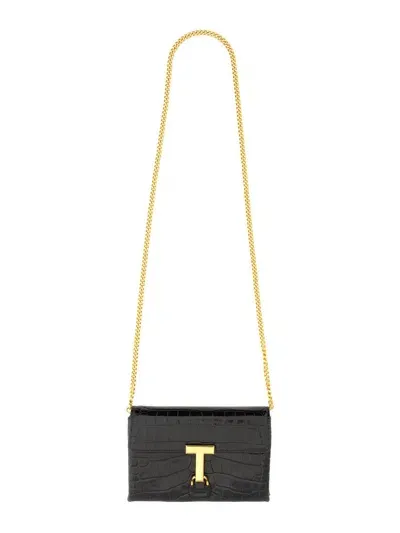 Tom Ford Bag With Logo In Black