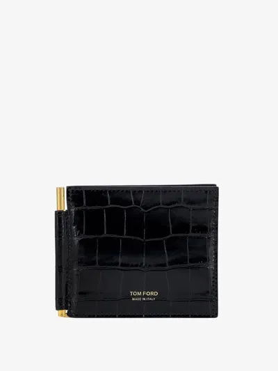 Tom Ford Card Holder In Black