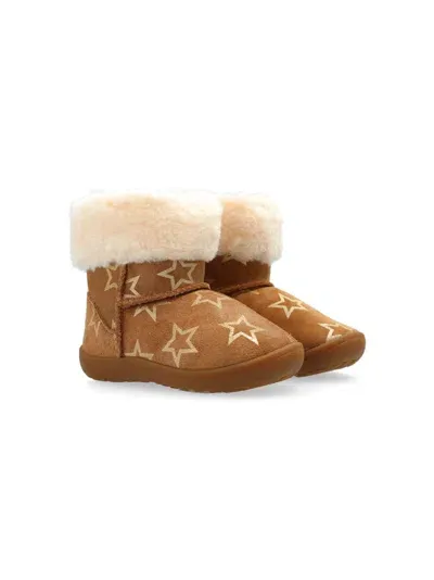 Ugg Kids' Sammee Iridescent Stars Boots In Brown