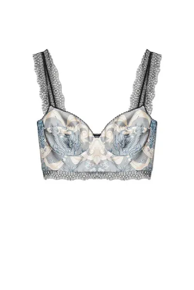 Versace Barocco Sea Printed V In Multi