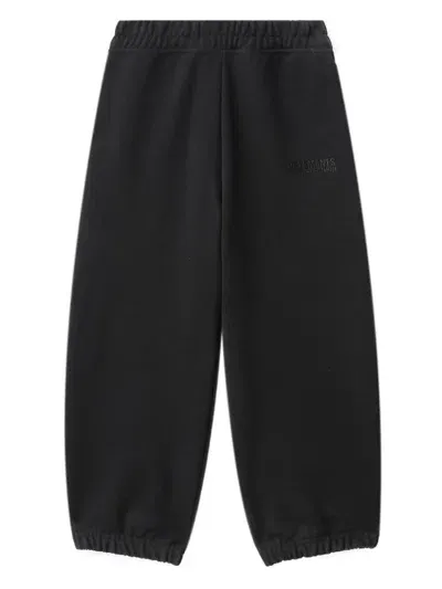 Vetements Kids' Embroidered-logo Sweatpants In Black