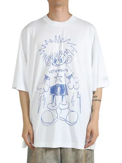 Vetements Graphic-print T-shirt In White