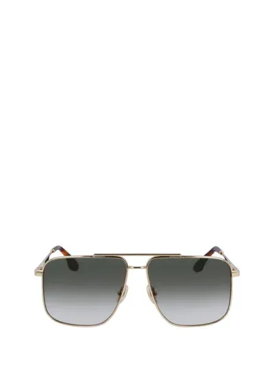 Victoria Beckham Sunglasses In Gold / Khaki