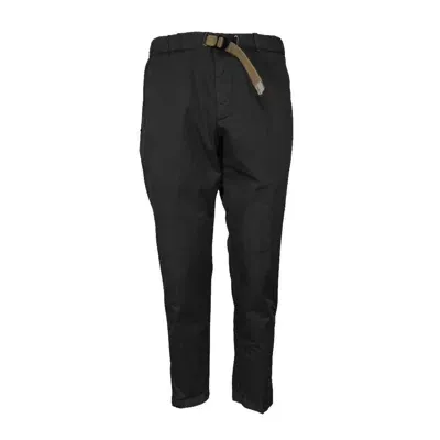 White Sand Trousers In Black