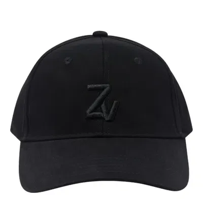 Zadig &amp; Voltaire Klelia Zv Initiale Baseball Cap In Black