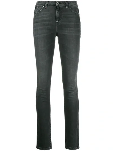 Philipp Plein Miss Slim-fit Jeans In Black