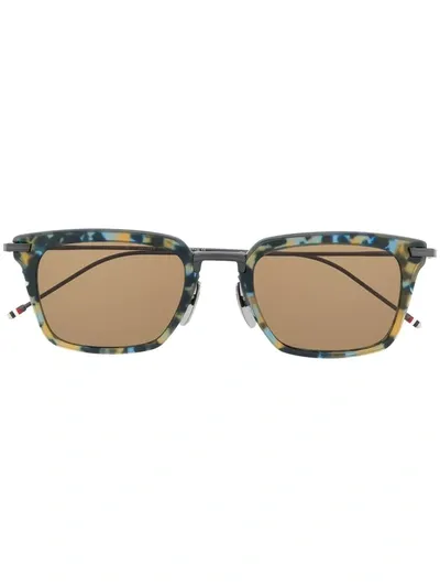 Thom Browne Tb916 Wayfarer Sunglasses In Blue