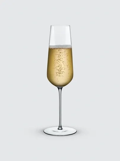 Nude Glass Stem Zero Flute Champagne Glass