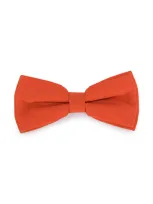 Hucklebones London Kids' Double Bow Hairclip In Orange