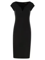 Max Mara Cady Princess-line Dress In Black