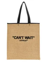 Off-white Off White 'day Off' Shopping Bag In 黑色的