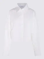 Off-white White Cotton Shirt In White/white