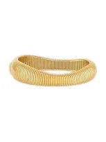 Pamela Zamore Isla Flow 18k Yellow Gold Bangle