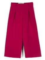 Simonetta Kids' Pleated Trousers In Pink