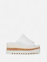 Stella Mccartney Sneak-elyse Platform Sandals In Pure White